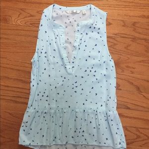 Lauren Conrad XS Butterfly Buttom Tank